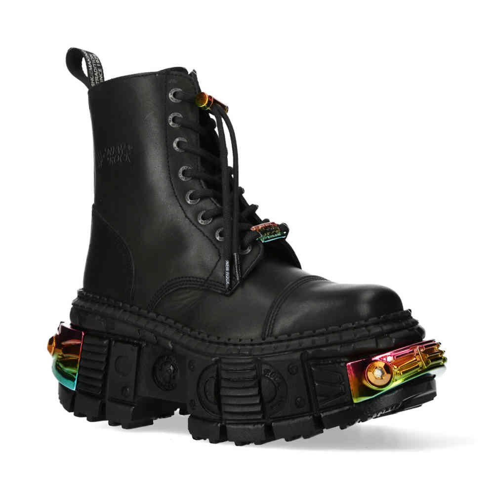 New Rock - M-WALL083CCT-S8 Ankle boots - Black